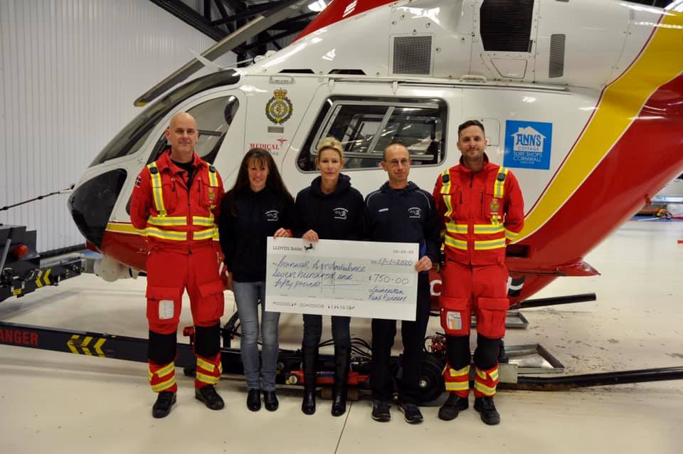 Funds Raised For Cornwall Air Ambulance